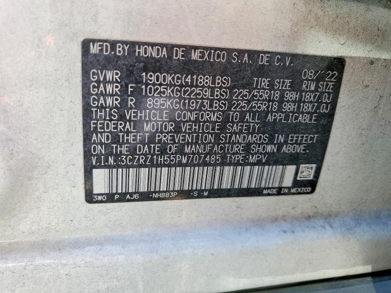 2023 HONDA HR-V SPORT 13