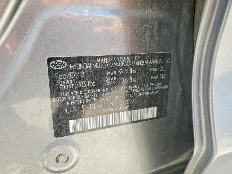 2018 HYUNDAI ELANTRA VALUE EDITION VALUE EDITION 12