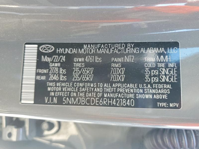 2024 HYUNDAI TUCSON SEL 13