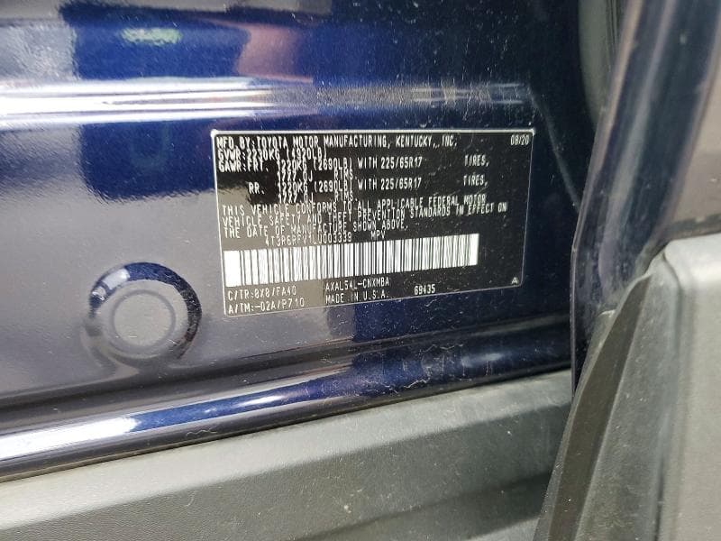 2020 TOYOTA RAV4 HYBRID XLE XLE 12