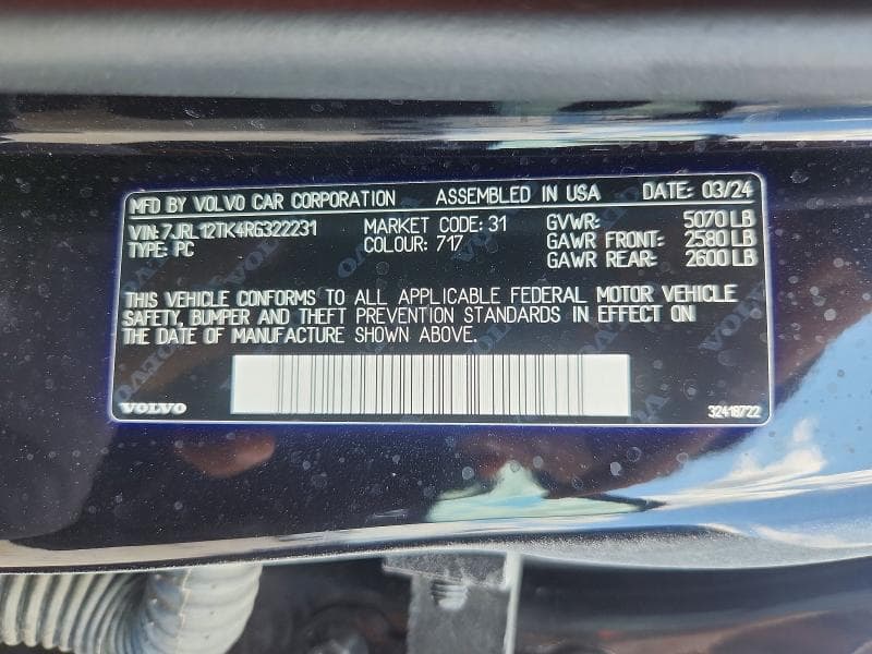 2024 VOLVO S60 CORE CORE 13
