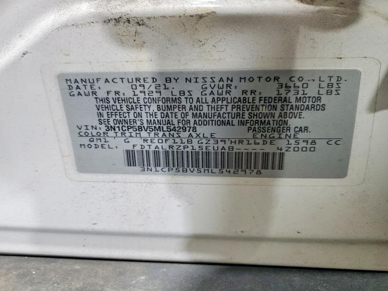 2021 NISSAN KICKS S 14