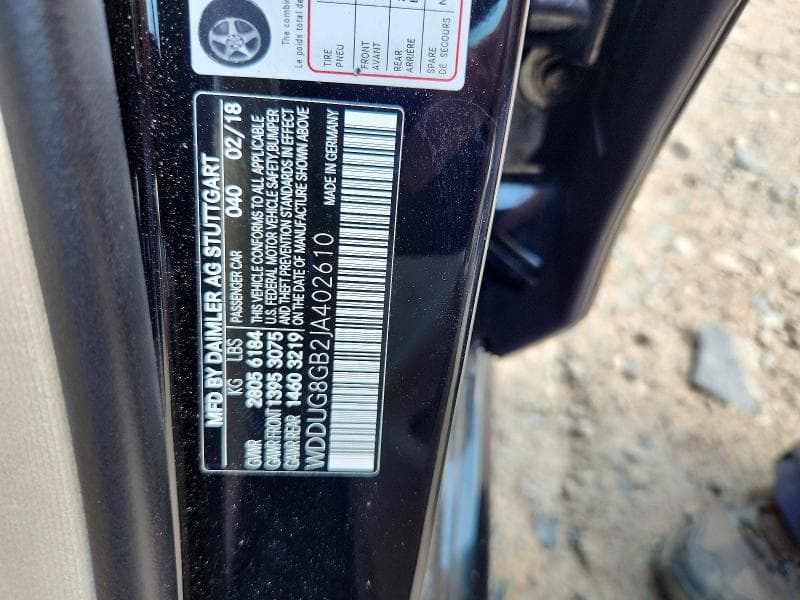 2018 MERCEDES-BENZ S 560 4MATIC 560 4MATIC 12