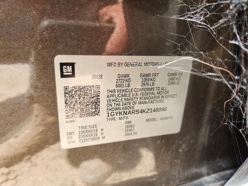 2019 CADILLAC XT5 13