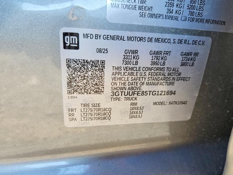2026 GMC SIERRA K1500 AT4X 12