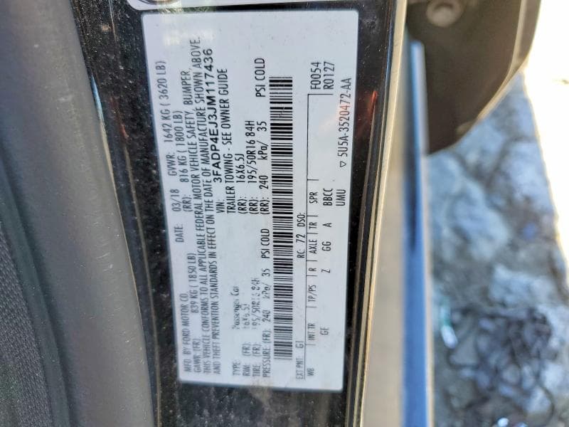 2018 FORD FIESTA SE 12