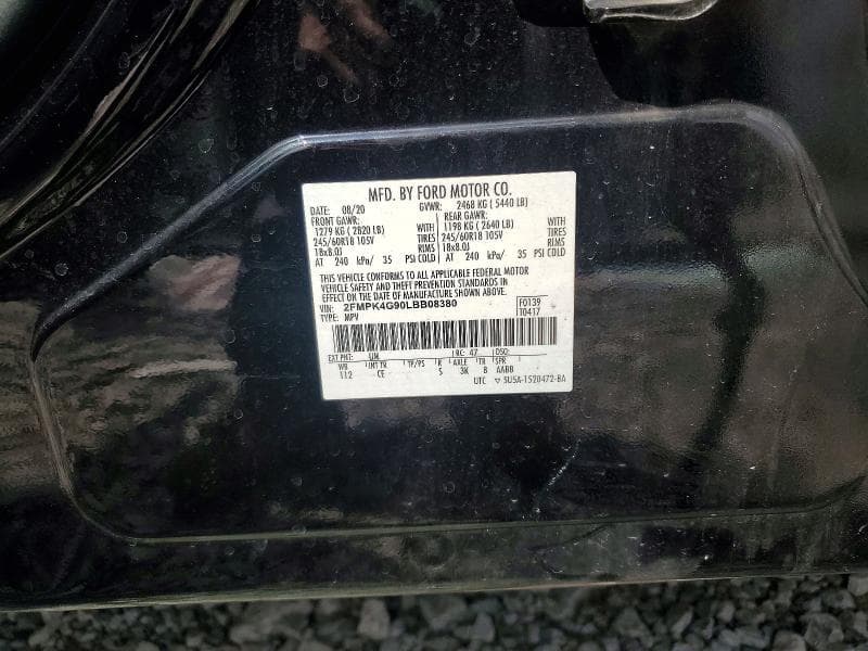 2020 FORD EDGE SE 14