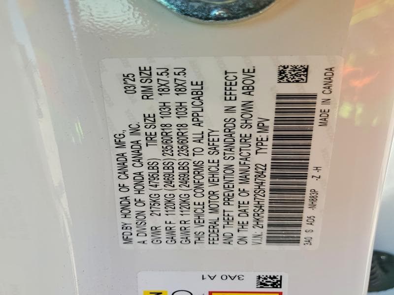 2025 HONDA CR-V EXL 13