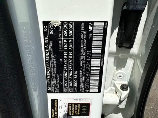 2020 MERCEDES-BENZ GLE 450 4MATIC 450 4MATIC 10