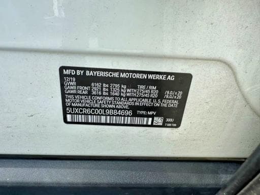 2020 BMW X5 XDRIVE40I XDRIVE40I 10