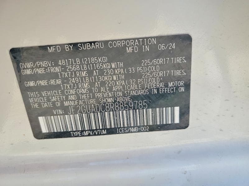 2024 SUBARU CROSSTREK PREMIUM 13