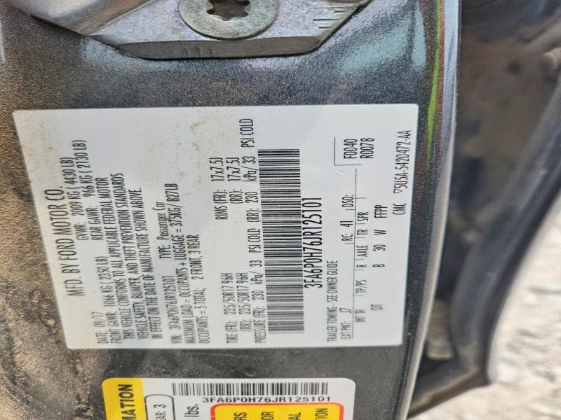 2018 FORD FUSION SE 12