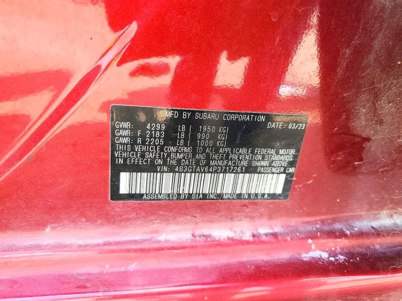 2023 SUBARU IMPREZA PREMIUM 13
