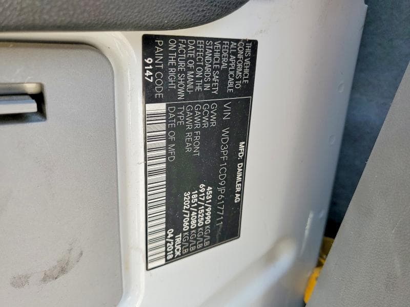 2018 MERCEDES-BENZ SPRINTER 3500 13