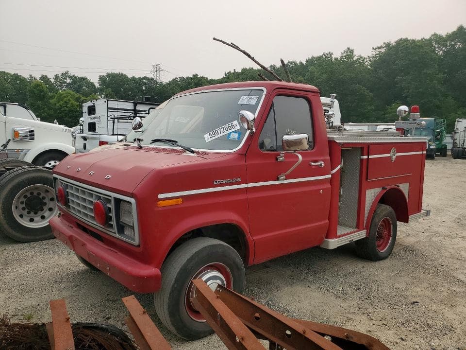 1982 FORD ECONOLINE E350 CUTAWAY VAN