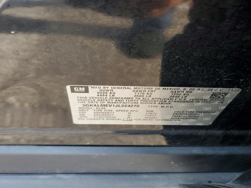 2018 GMC TERRAIN SLE 13