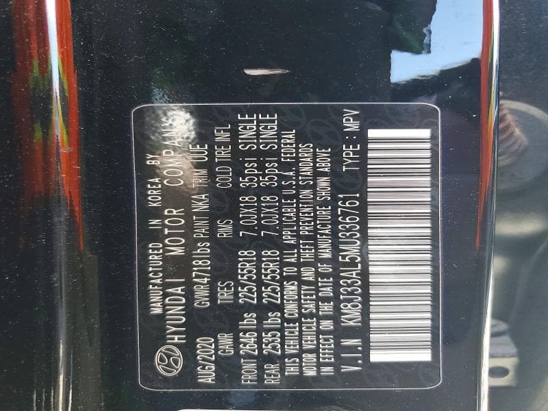 2021 HYUNDAI TUCSON LIMITED 13