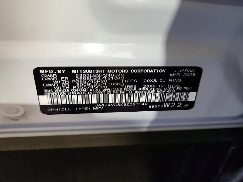 2025 MITSUBISHI OUTLANDER SE 13