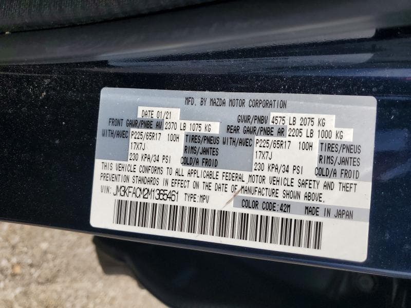 2021 MAZDA CX-5 TOURING 13