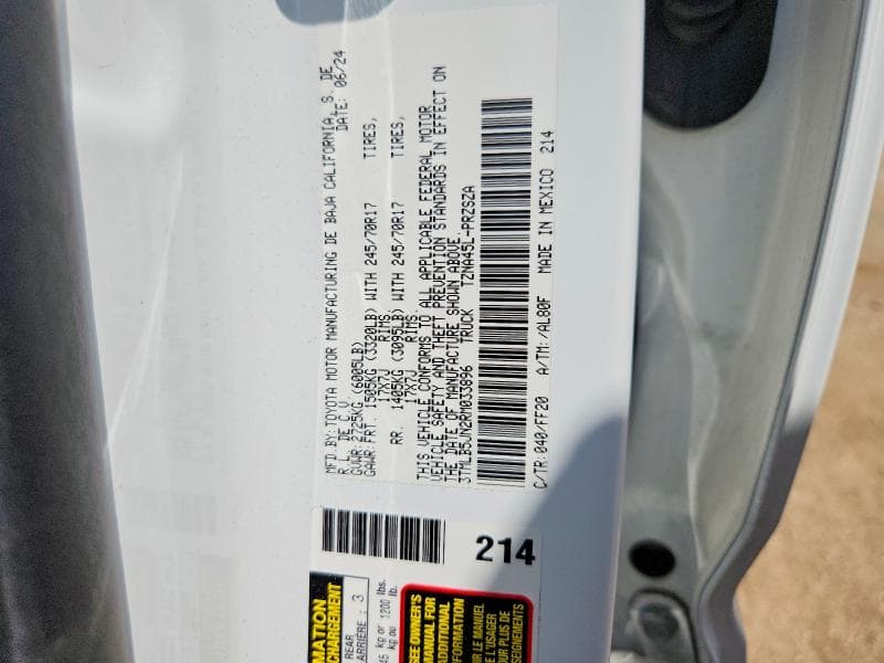 2024 TOYOTA TACOMA SR5 12