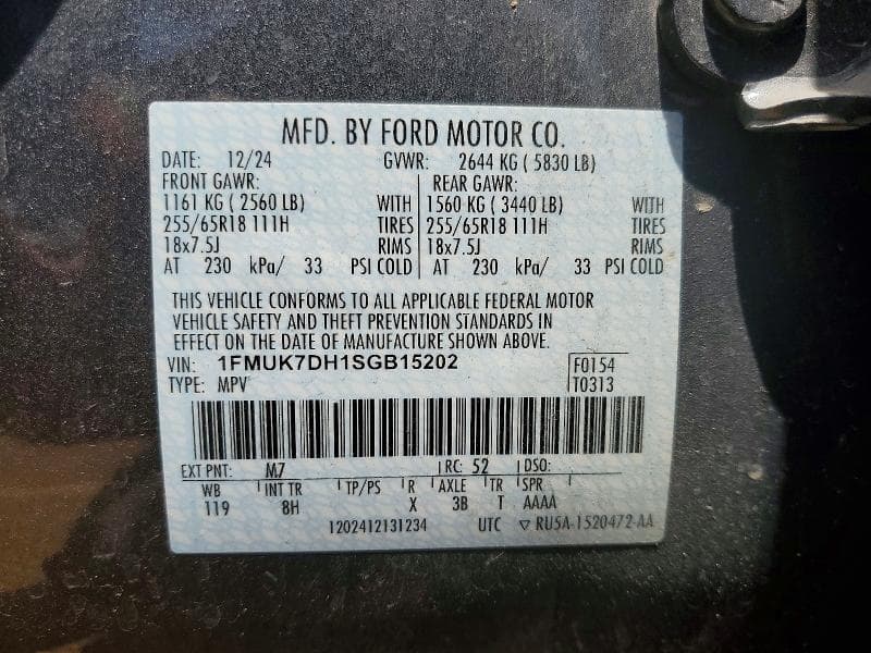 2025 FORD EXPLORER ACTIVE 13