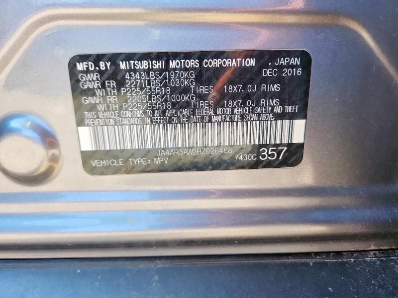 2017 MITSUBISHI OUTLANDER SPORT ES ES 13