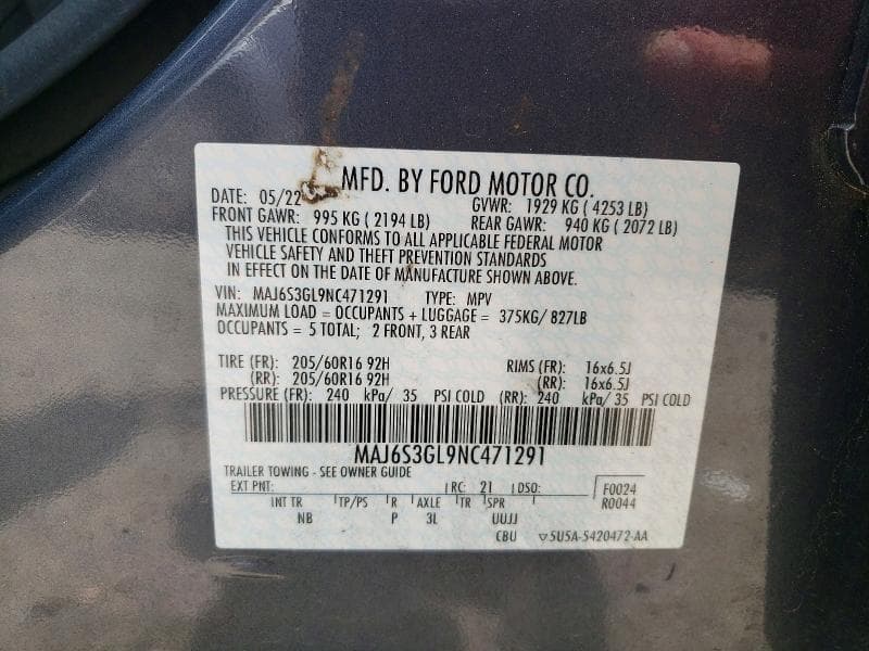 2022 FORD ECOSPORT SE SE 14