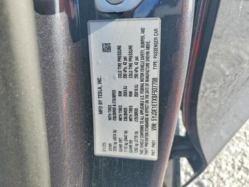 2025 TESLA MODEL 3 13