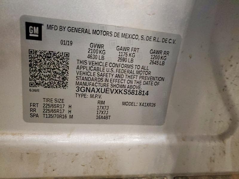 2019 CHEVROLET EQUINOX LT LT 13