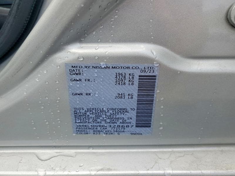 2024 NISSAN ALTIMA SV 12