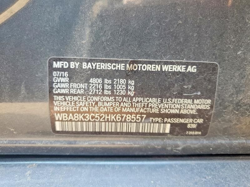 2017 BMW 330 XI 12