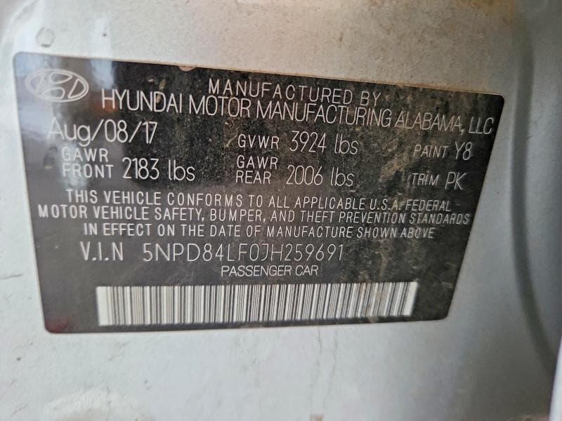 2018 HYUNDAI ELANTRA SEL 13
