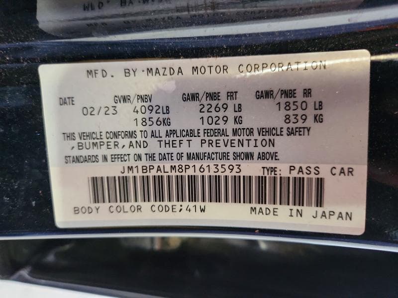 2023 MAZDA 3 PREFERRED 12