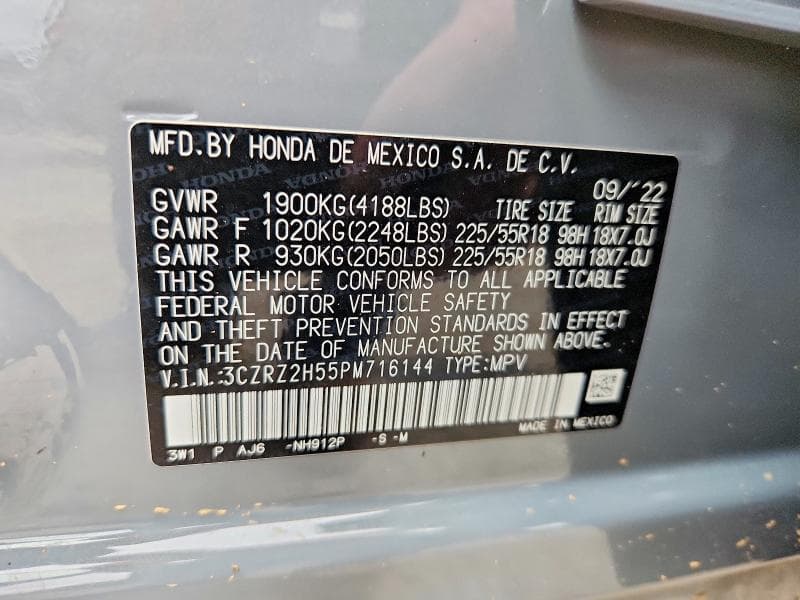 2023 HONDA HR-V SPORT 14