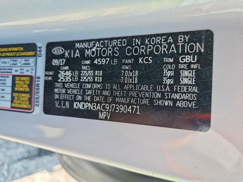 2018 KIA SPORTAGE 13