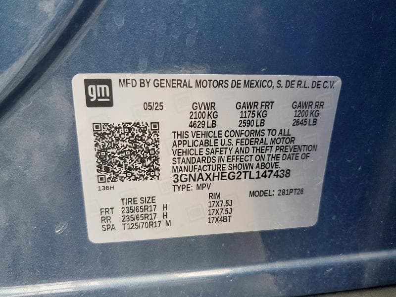 2026 CHEVROLET EQUINOX LT 13