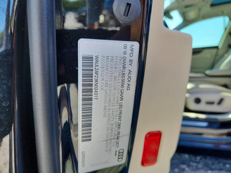 2019 AUDI A6 PREMIUM PLUS 12