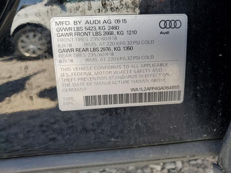 2016 AUDI Q5 PREMIUM PLUS 12