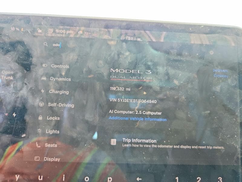2018 TESLA MODEL 3 9