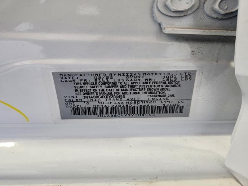 2025 NISSAN SENTRA SV 12