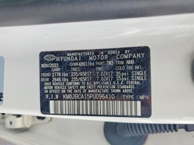 2023 HYUNDAI TUCSON BLUE 13