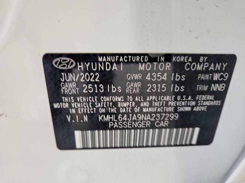 2022 HYUNDAI SONATA SEL 13