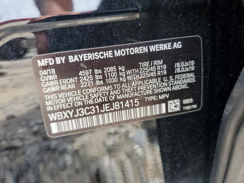 2018 BMW X2 SDRIVE28I 14