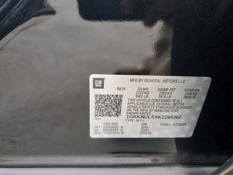 2019 GMC ACADIA SLT-1 13