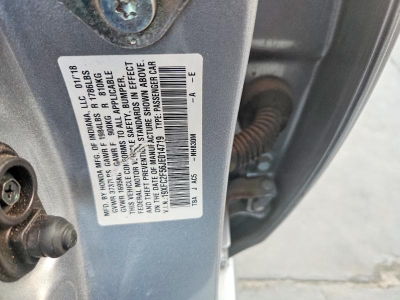 2018 HONDA CIVIC LX 13