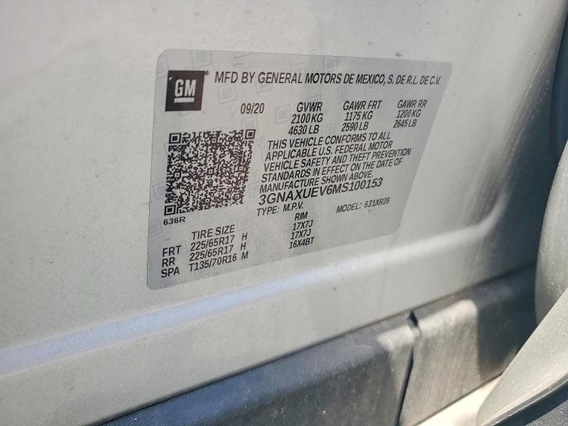 2021 CHEVROLET EQUINOX LT 13