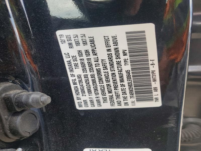 2020 HONDA CR-V EXL 13