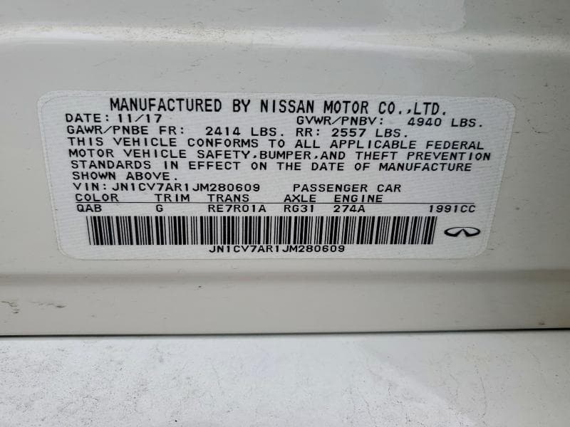 2018 INFINITI Q50 2.0T LUXE 12