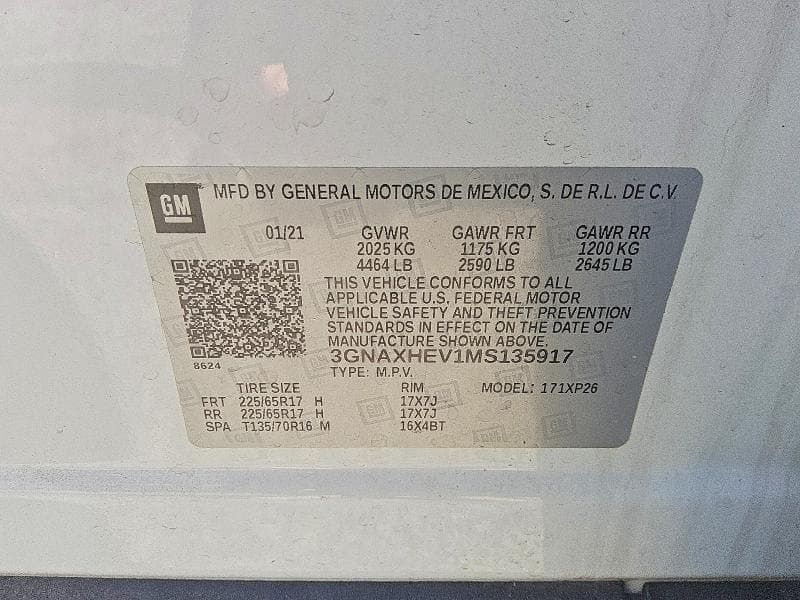 2021 CHEVROLET EQUINOX LS 13