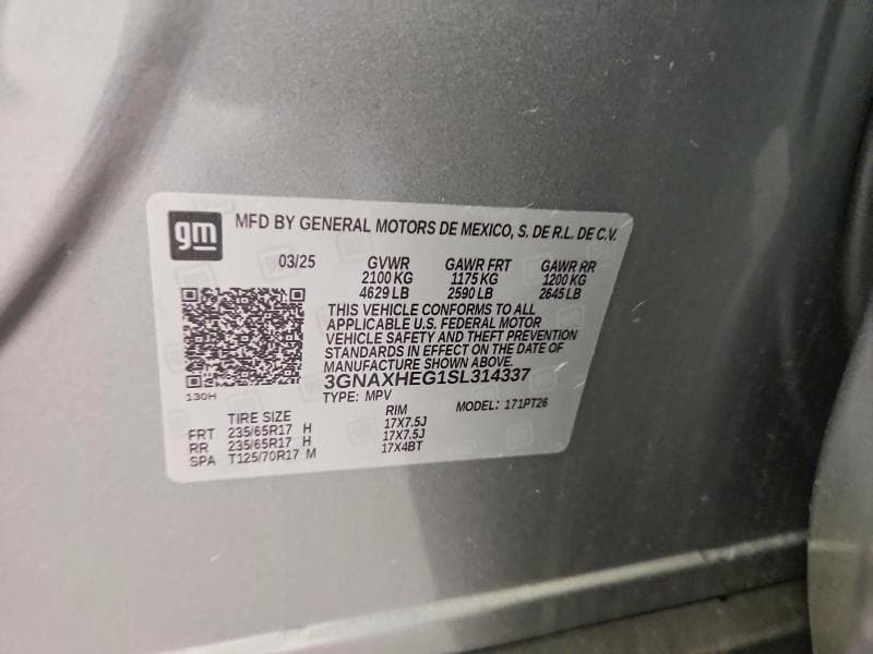 2025 CHEVROLET EQUINOX LT LT 13